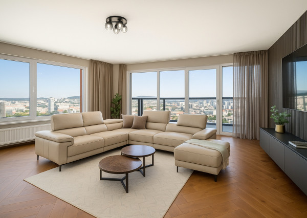 Prenájom 4iz Luxusný byt Bratislava, 180m2, 2x parking